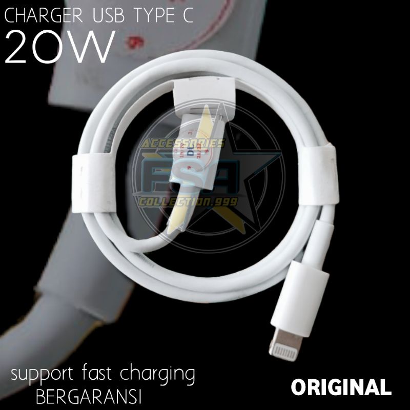 CHARGER I-PH 20W USB C TO LIGHT-NING FAST CHARGE I-PH 7+/8+/X/XS/XR/XS MAX/11 TC/CAS*AN