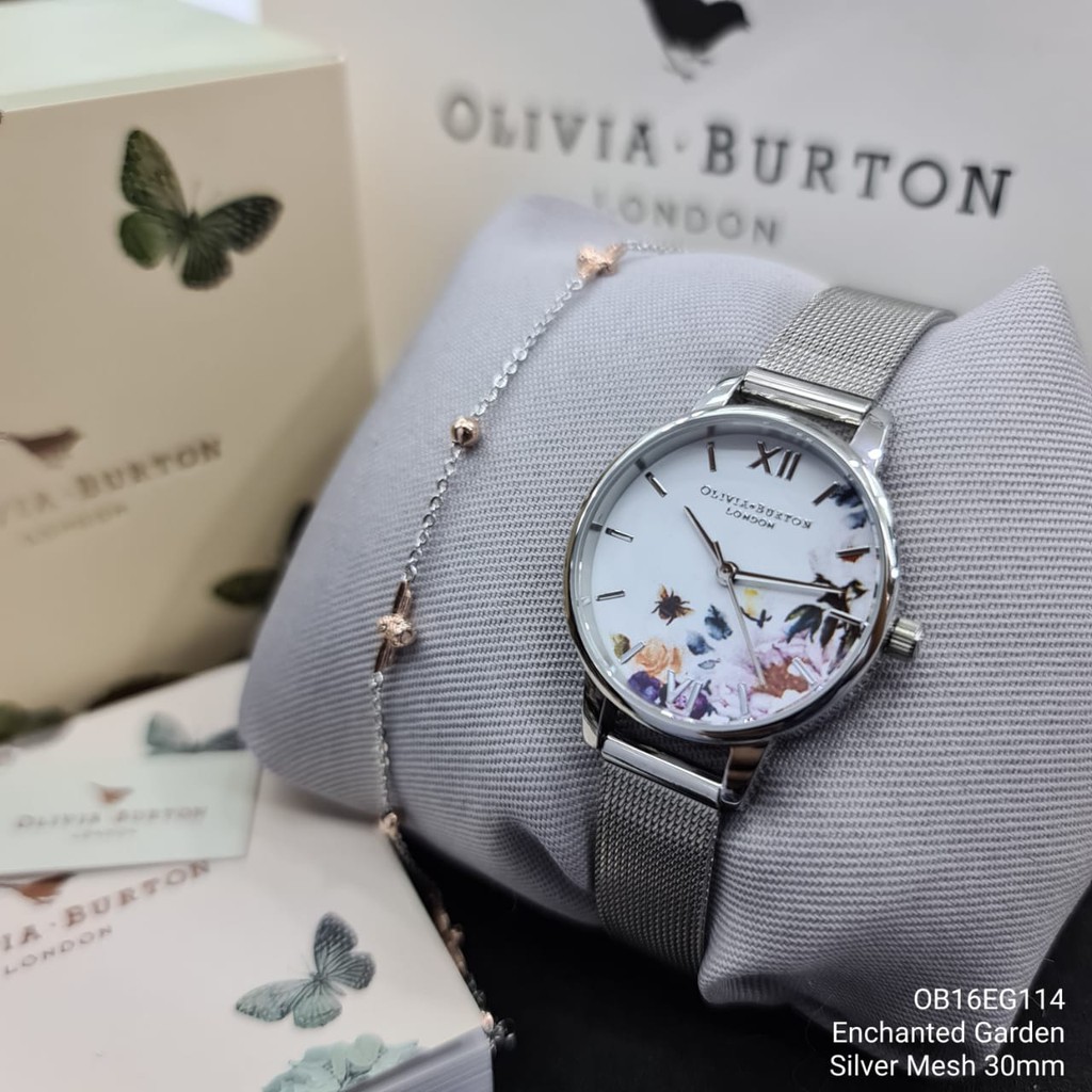 

terlaris 0B16EG114 Olivia Burton original Include box, manual book, paper bag, free batrai cadangan
