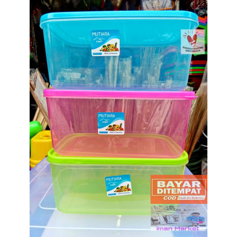 Food Box 1800ml plastik / kotak makan 1800ml / Box makanan / toples platik 1800ml