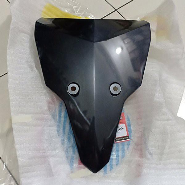 cover front top tameng panel kecil vario 125 fi KZR techno gray abu abu