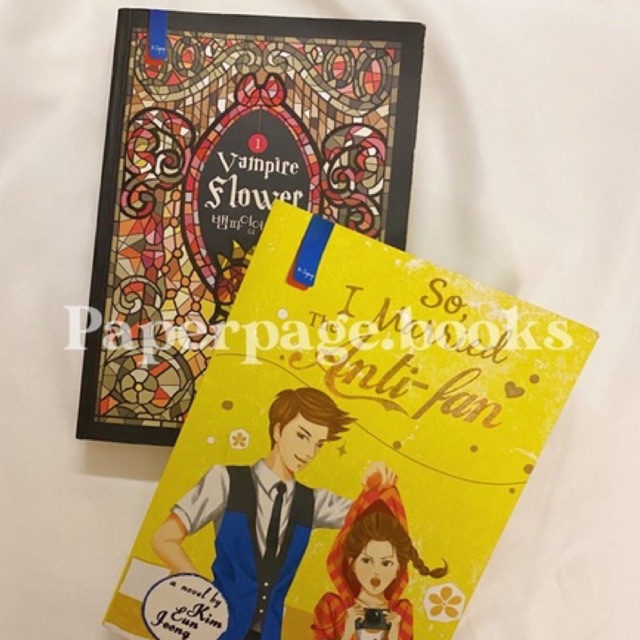 Preloved Novel So i married anti fan, Vampire Flower