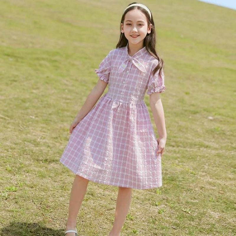 (5 tahun) dress anak perempuan import