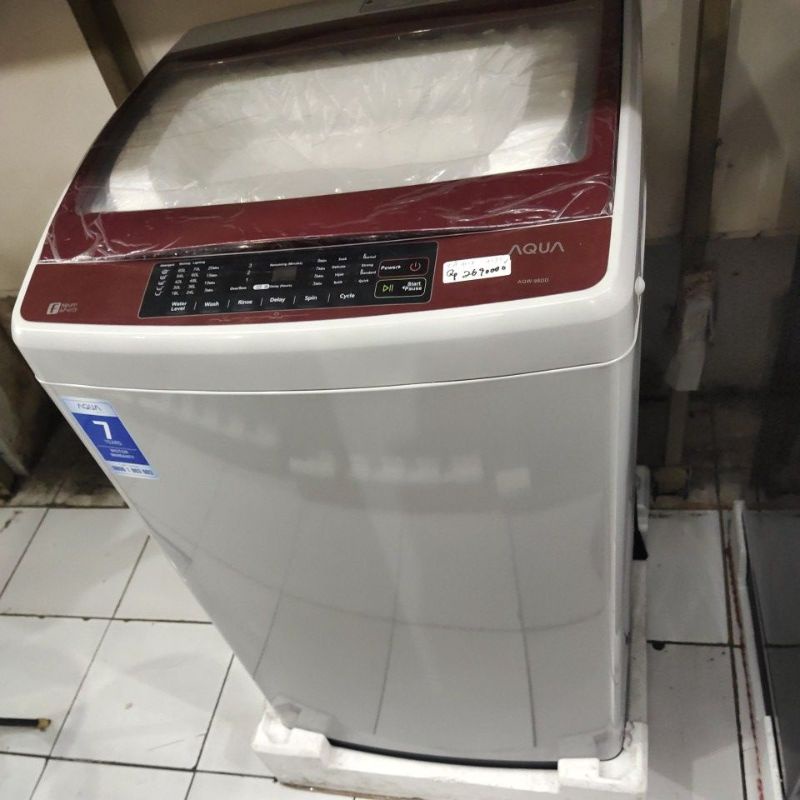 Mesin cuci 1 Tabung Aqua 9 kg AQUA AQW 98 DD