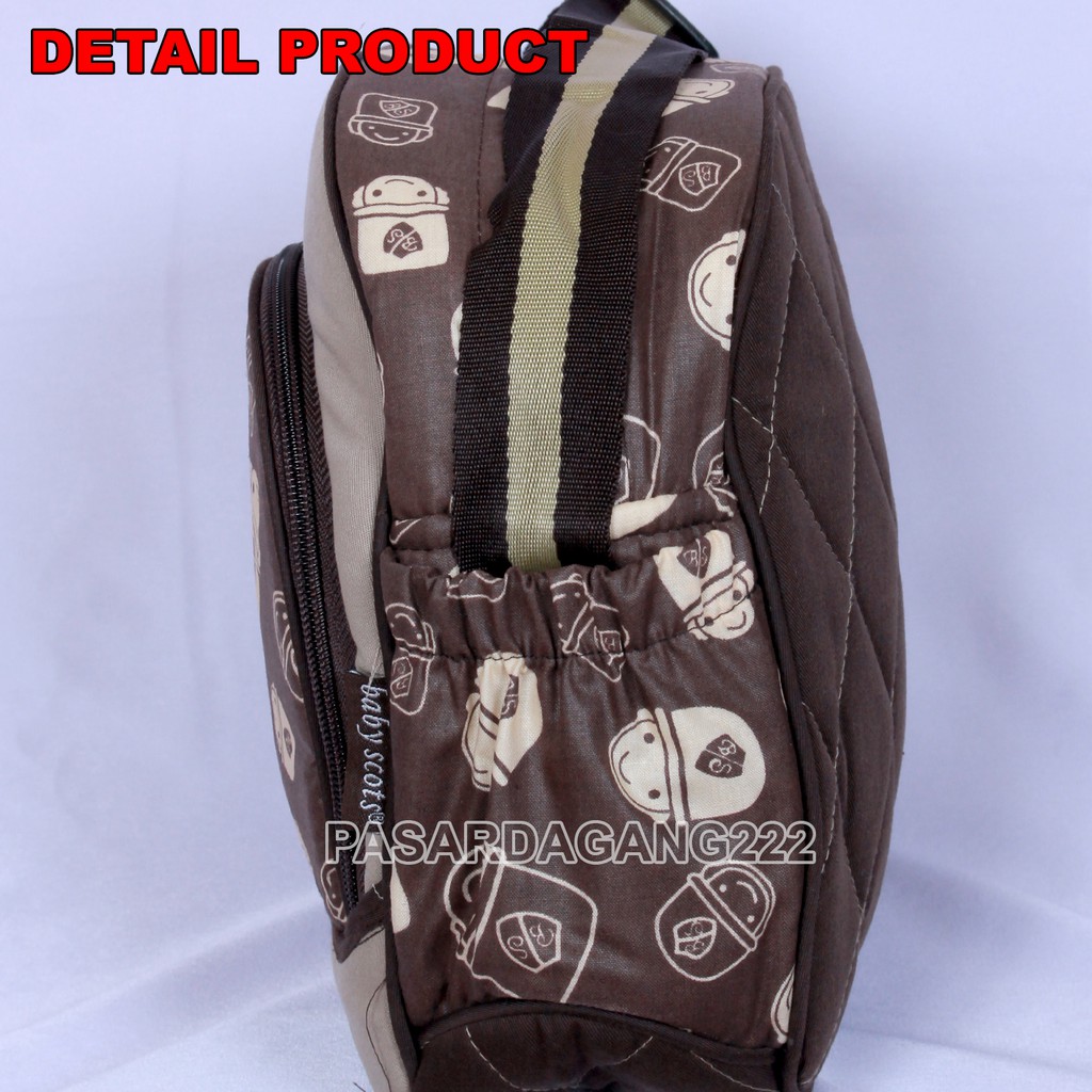 BABY SCOTS TAS BAYI PRINT CHARACTER SMALL