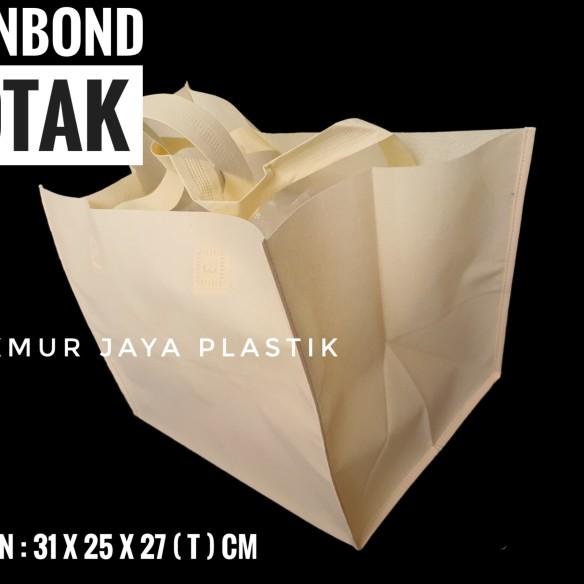 

ⅎ [ TAS HANDLE BESAR - ISI 12 PC ] TAS KAIN SPUNBOND KANTONG BELANJA - Merah ♡