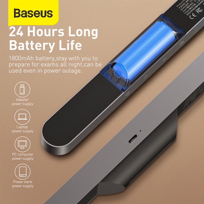 Baseus Magnetic Stepless Dimming Charging Desk Lamp