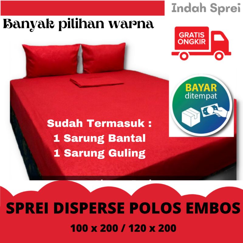 Sprei Homemade Embos Polos Size 100 120 (1KG Bisa 2Pcs) 1 Sarban 1 Sargul sprei embos sprei polos