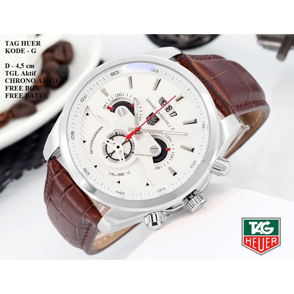 JAM TANGAN JAM TANGAN COWOK JAM IMPORT KEREN TAG HUER 738Y