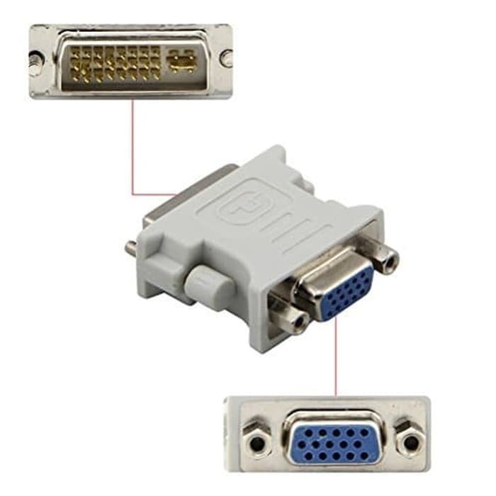 Konektor Dvi 24+5 to vga - konverter dvi to vga - gender