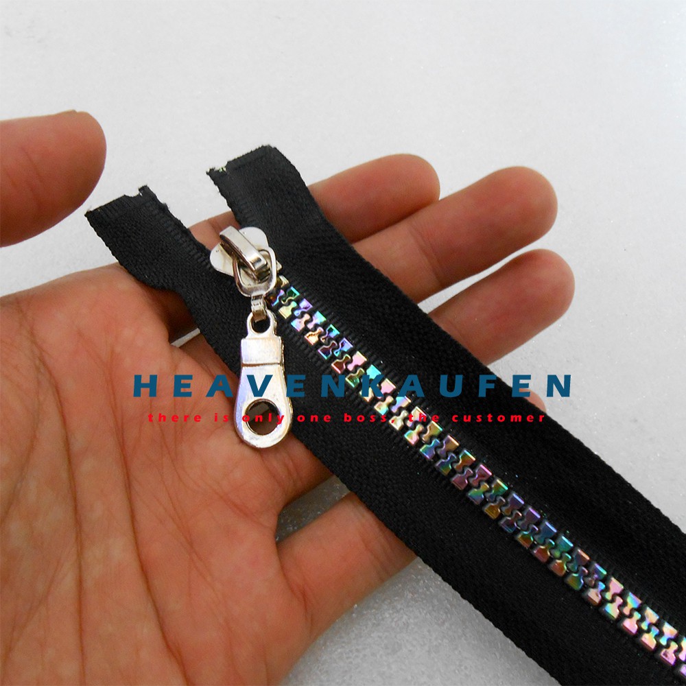 Resleting Retsleting Pelangi / Rainbow Zipper 50 cm Vislon Variasi Kode BC