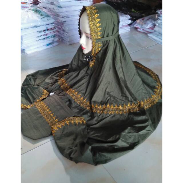 MUKENA TERUSAN PARASUT PREMIUM DEWASA