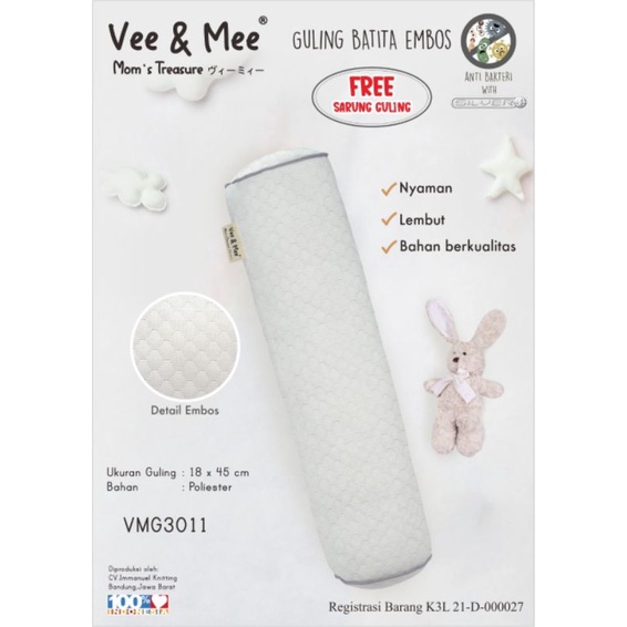 Vee And Mee Guling Embos Batita - VMG3011 | VMG3021