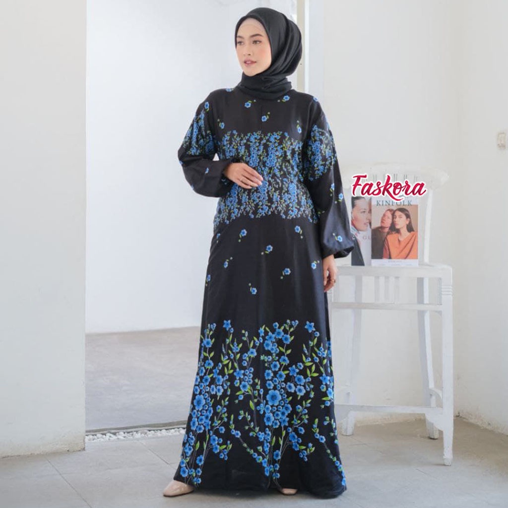 Gamis Syari Terbaru Jumbo 2021 / Maxi Dress Jumbo Big Size Dress / Gamis Busui Friendly Kekinian