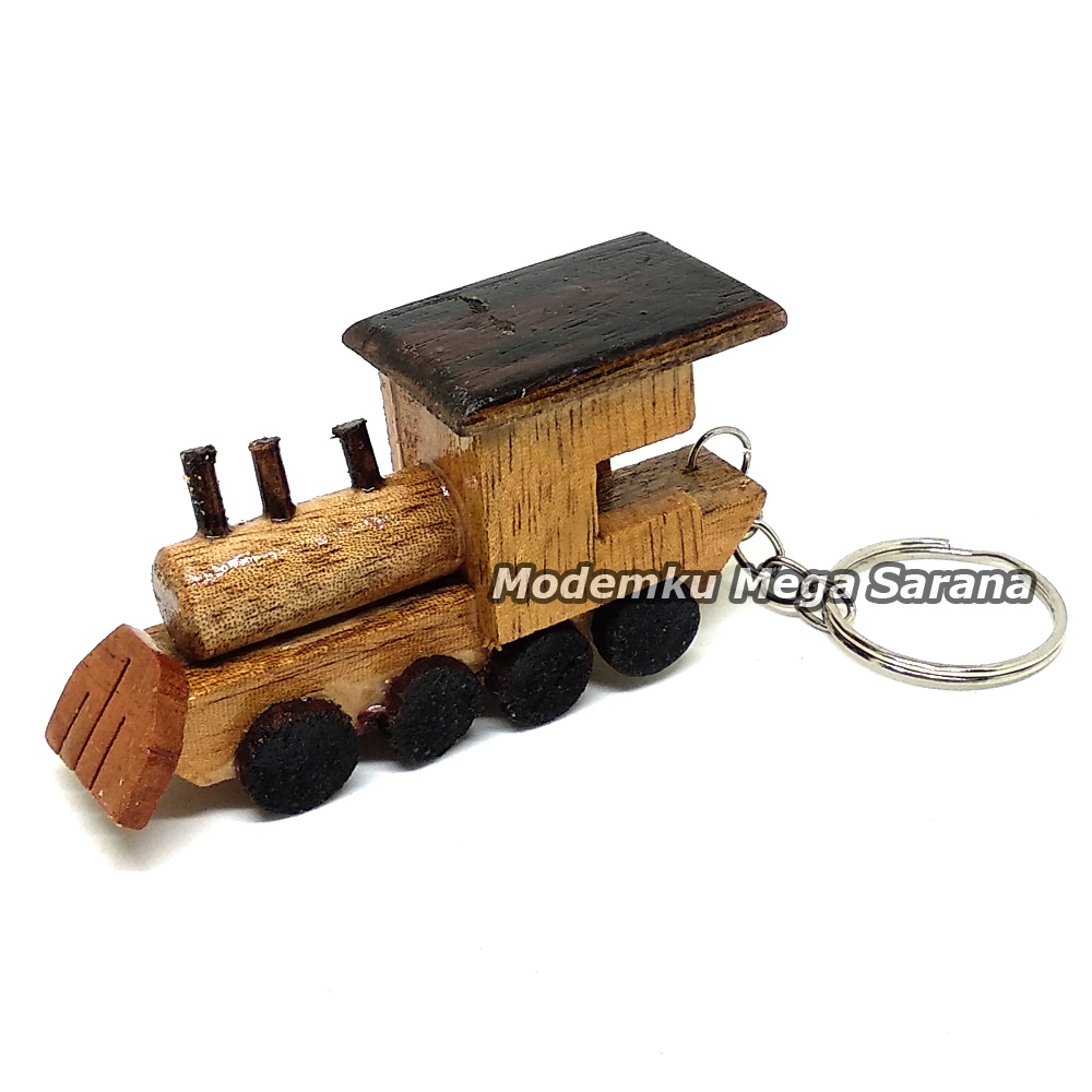 Gantungan Kunci Kayu Unik Jogja - Banyak Pilihan-Lokomotif