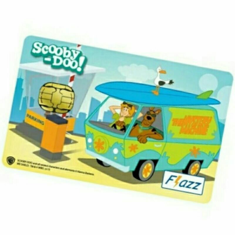 SPESIAL EDITION FLAZZ BCA SCOOBY-DOO /Mystery Machine Series ORI /Like eTOLL eMONEY Tapcash or Brizzi