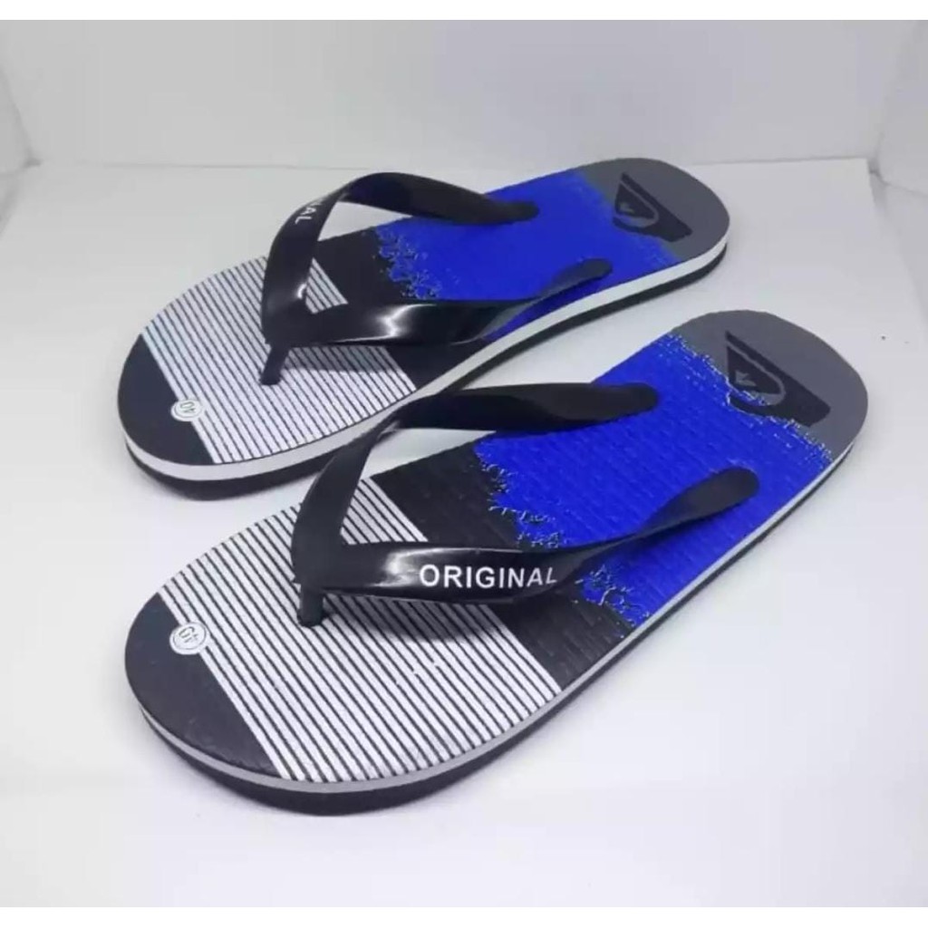 Sandal jepit pria dewasa murah/sandal jepit murah/sendal jepit quikslvr belang