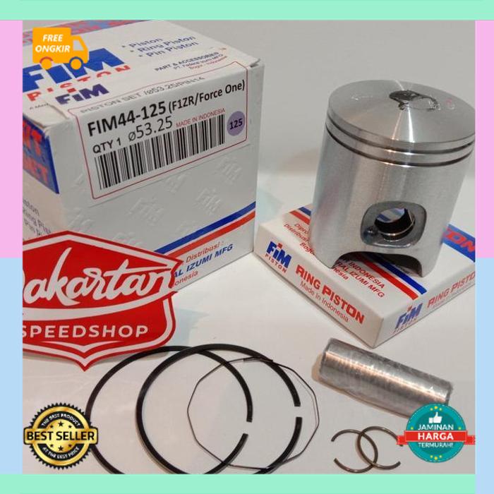 COD ORIGINAL Piston FIM F1z R- yamaha Fiz R,/Force 1, (2tak) size STD s/d 350 PREMIUM