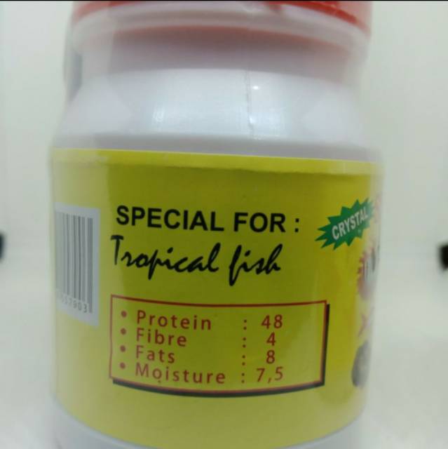 Makanan Ikan Hias Tropical super mutiara 100gr