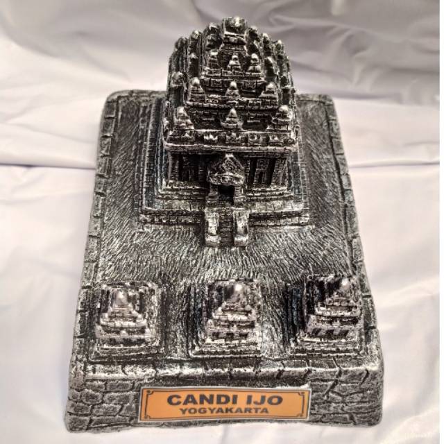 (BISA COD) PAJANGAN MINIATUR CANDI IJO YOGYAKARTA 16x13x10 cm BAHAN FIBERGLASS DEKORASI RUMAH MURAH