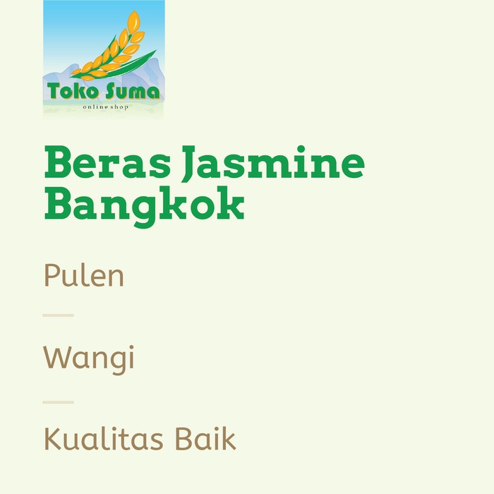 

gr20111r Beras Jasmine Bangkok 5Kg Sv012Ss