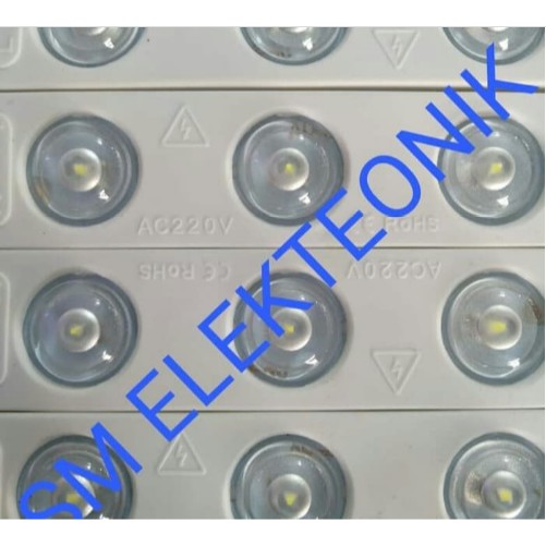 Lampu Led 3 Mata 220 Volt langsung ke listrik 220 Volt 3 mata