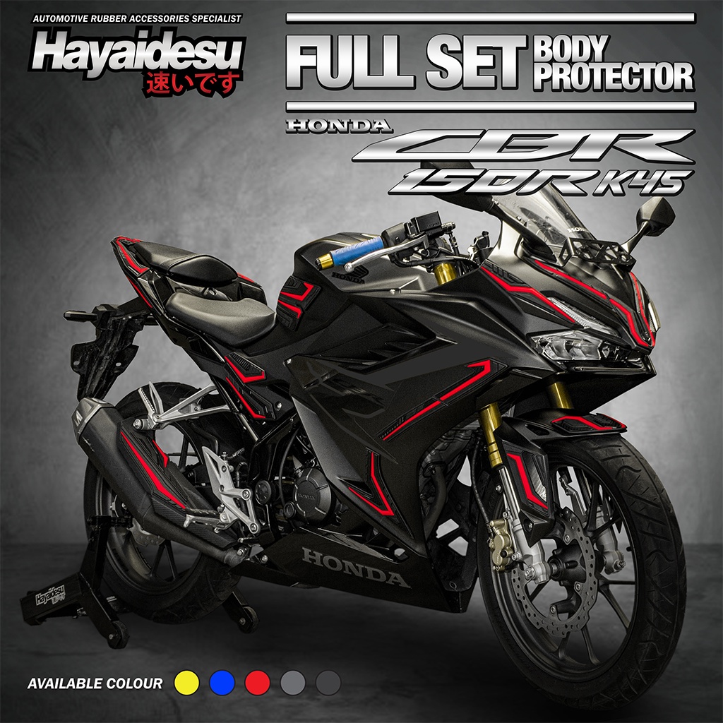 New CBR 150R K45R 2021 Body Protector Full Set Cover-HAYAIDESU