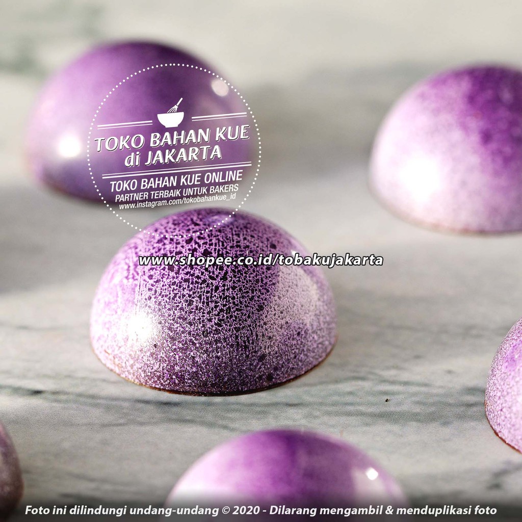 

Pure Cocoa Artisan Chocolate Coloring PURPLE Cocoa Butter Pewarna UNGU