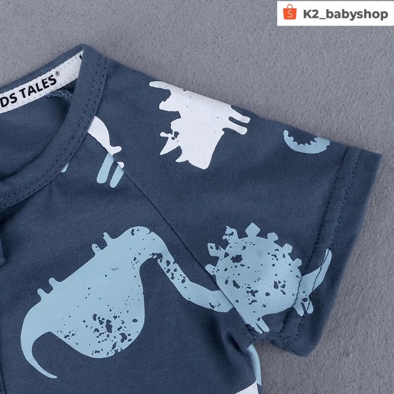 BABY K2 - BABY SHORT ZIPPYSUIT MOTIF DINO KODE 00005