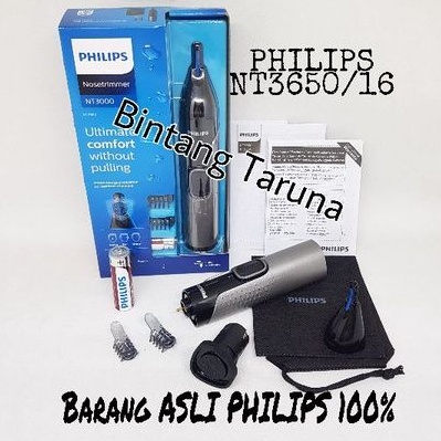 Philips Nose Trimmer NT3650/16 Philips Series 3000 Nose Trimmer NT3650 Original 100%