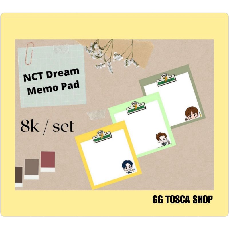 NCT Dream Memo Pad / NCT Dream note / NCT memo