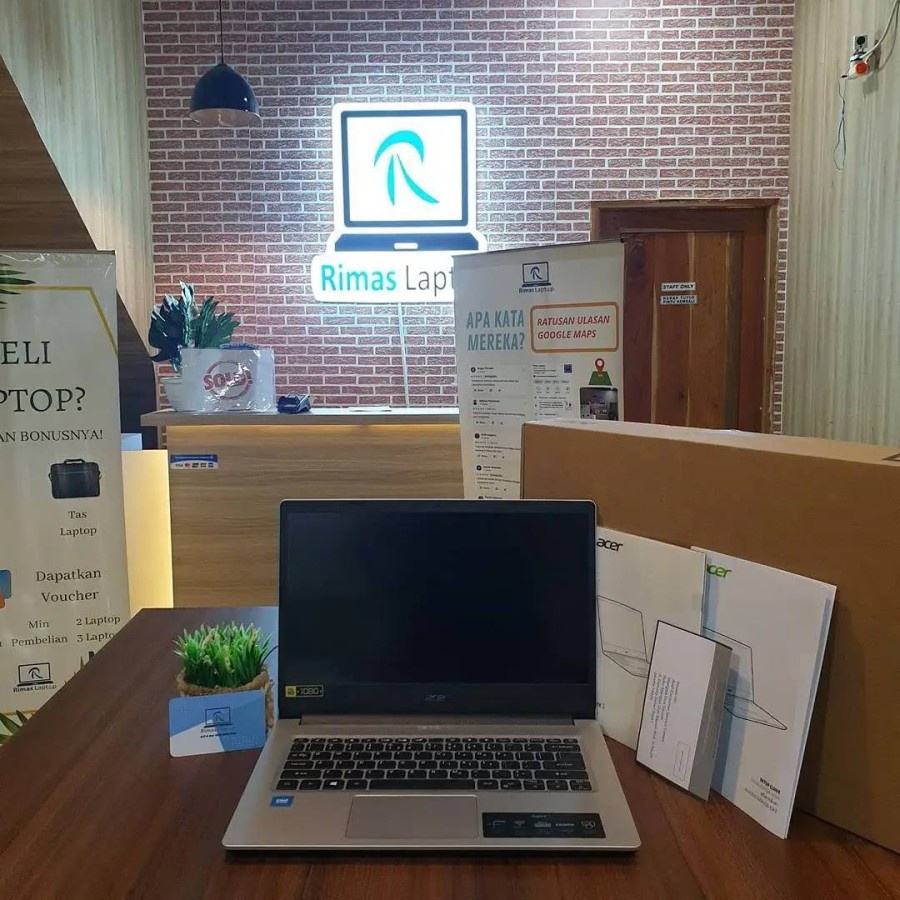 Laptop asus A409MA Celeron 4/256gb ssd bekas second