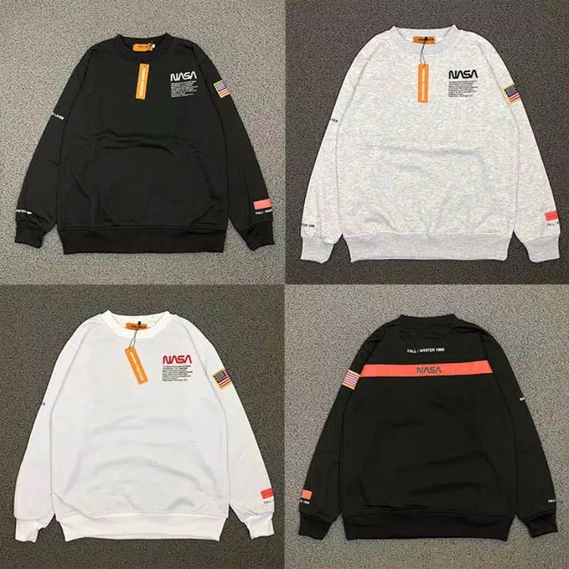 CREWNECK NASA X HERON PRESTON 3 WARNA | OUTERWARE | SWEATER