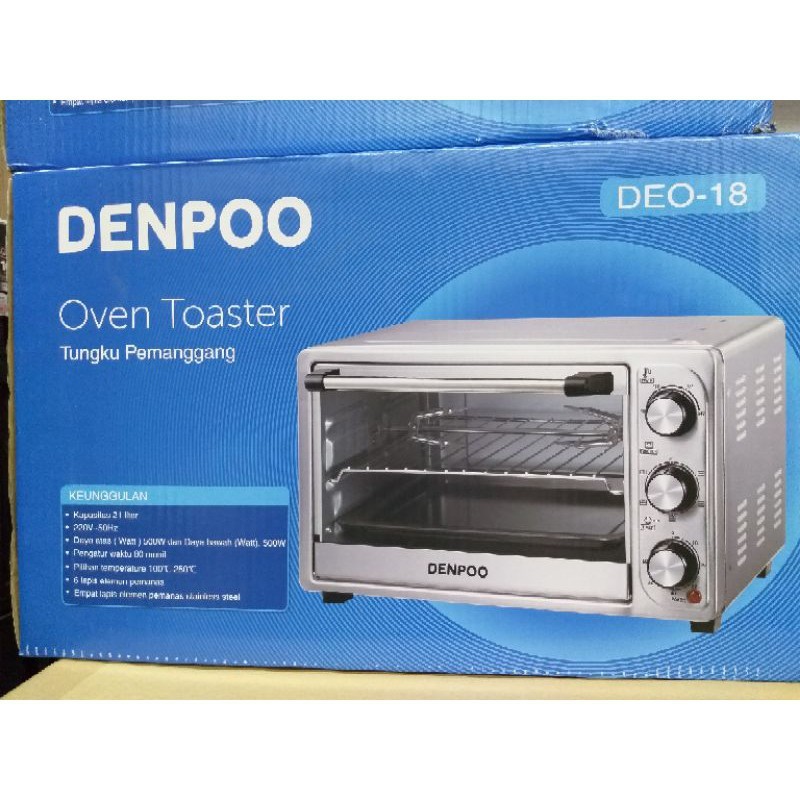 OVEN DENPOO DEO-18 OVEN TOASTER 21 LITER