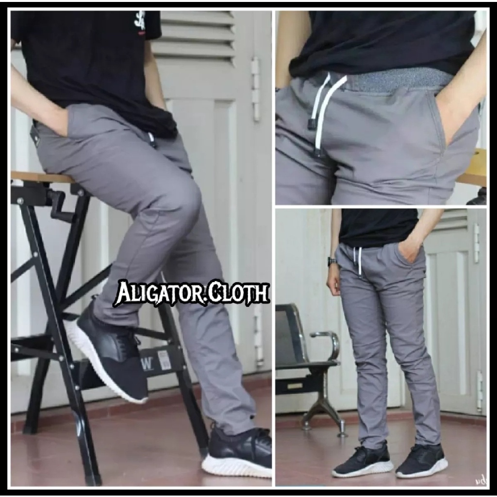 CELANA CHINOS MODEL KOLOR PANJANG//CHINO KOLOR PANJANG PRIA//CELANA PANJANG CHINO PINGANG KARET - Celana Chino panjang Model Rip Kolor Hight Quality Stretch Pinggang mulur Karet/ Celana chino panjang pingang karet