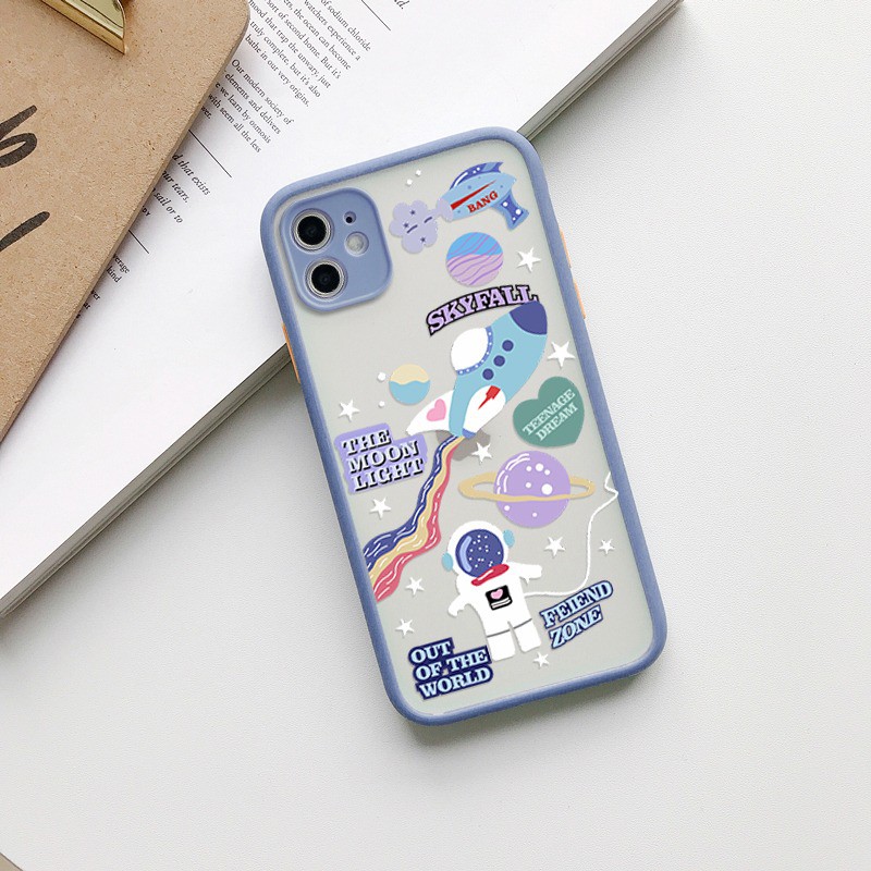 PRINTING HYBRID Planet case oppo a16 a3s a5 a9 2020 f11 f9 a5s a7 a12 a11k a1k realme c2 a52 a92 a33 a53 f11 pro a15 a31 2020 a54 a74 4g reno 4f 5 3 5f-1