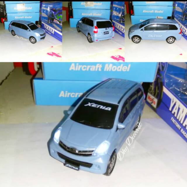 Mainan Diecast Replika Mobil Daihatsu Xenia Warna Biru