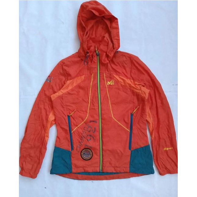 jaket running Millet bekas second preloved