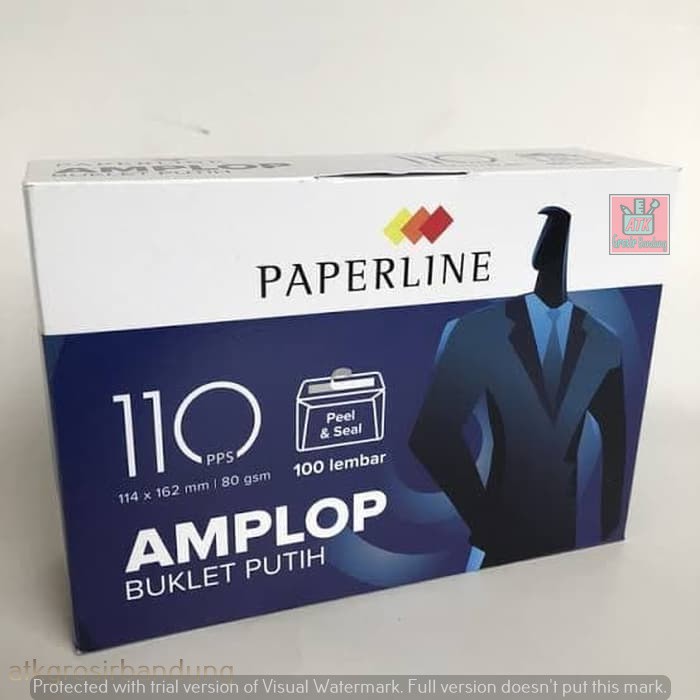 

Amplop / Envelope Tanggung Paperline Ukuran 110 PPS 1 Pak 100