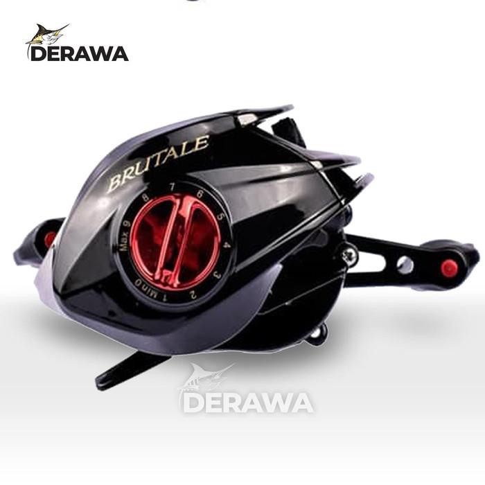 alat pancing mantul habis MAGURO BRUTALE 101SH | Reel BC Bait Casting baitcast - Handle kiri