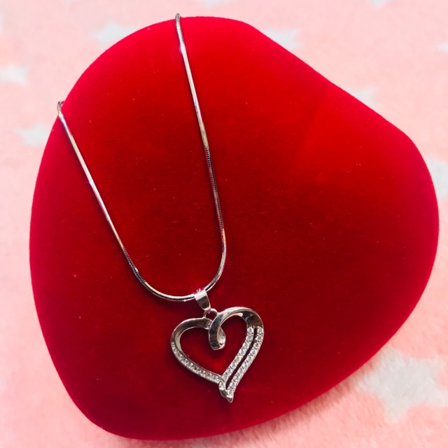 KALUNG CASNDRA MAINAN PERMTA SILVER925/lLAPIS EMAS PUTIH ASLI KM013