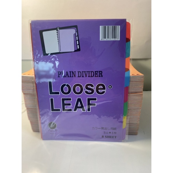 

Pembatas Binder B5 Plastik 8 Warna