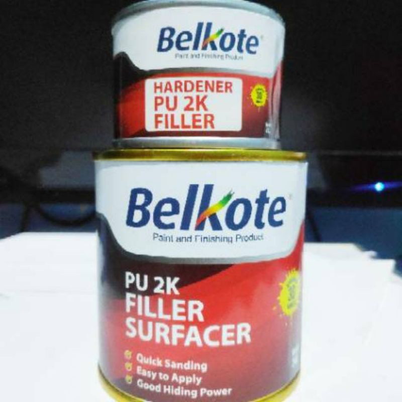CAT EPOXY BELKOTE PU 2K PRIMER SURFACER  ABU - CAT DASAR EPOXI 300 ML