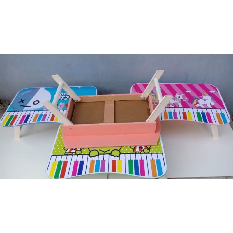 Meja Belajar Lipat + Slorok