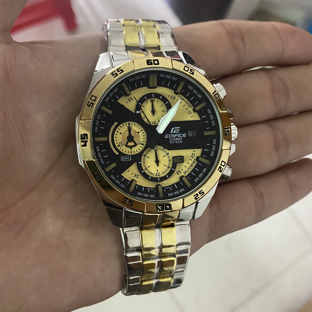 JAM TANGAN PRIA EFR-5345 KOMBINASI-GOLD