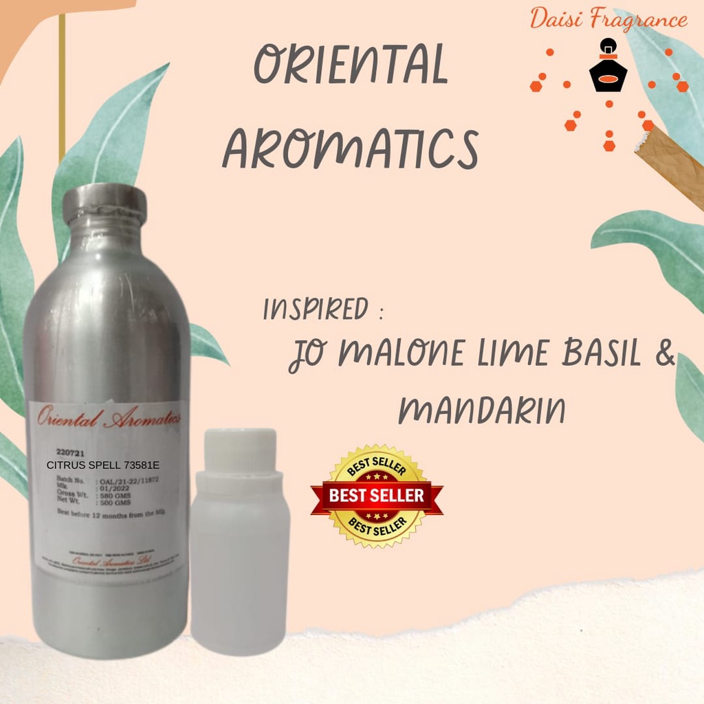 BIBIT PARFUM MURNI ORIENTAL AROMATICS JO MALONE LIME BASIL & MANDARIN 100 ML REPACK |BEST SELLER|PAR
