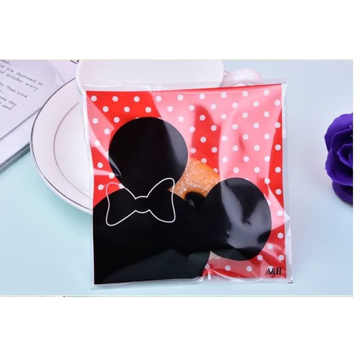 

CVCV378 Plastik Fancy Cookies - Kue - Permen - Accessories Red Minnie