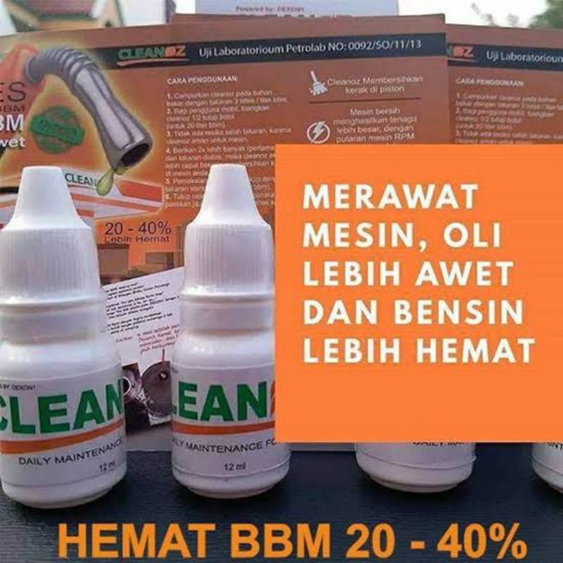 PENGHEMAT BBM - CLEANOZ BY ARLI KURNIA - CAIRAN PEMBERSIH MESIN