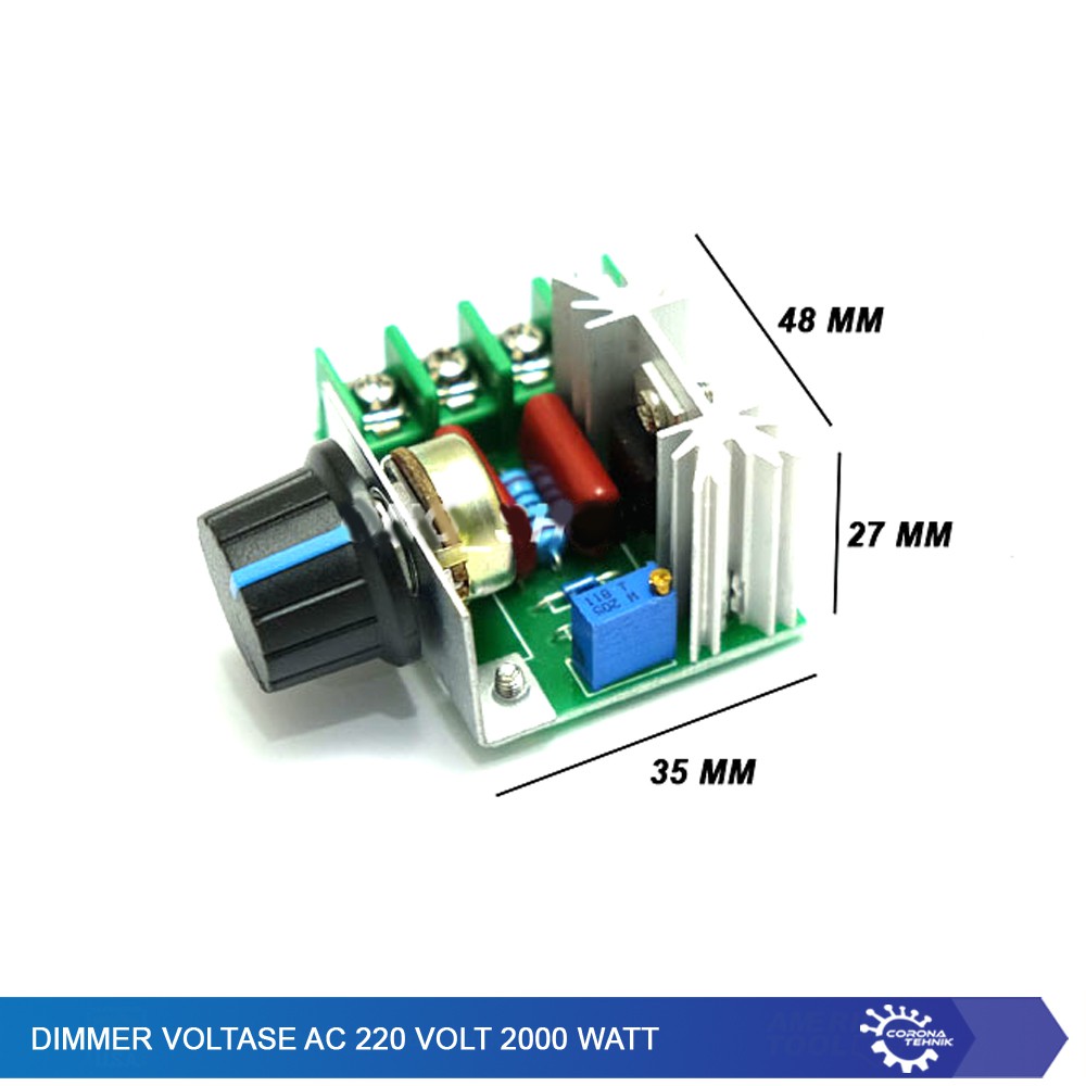 Dimmer Voltase AC 220 Volt 2000 Watt