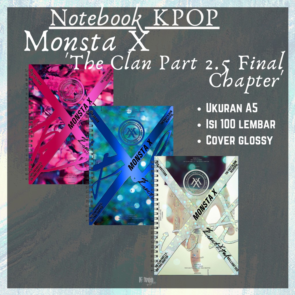 

Monsta X Notebook 'The Clan Part 2.5 Final Chapter'
