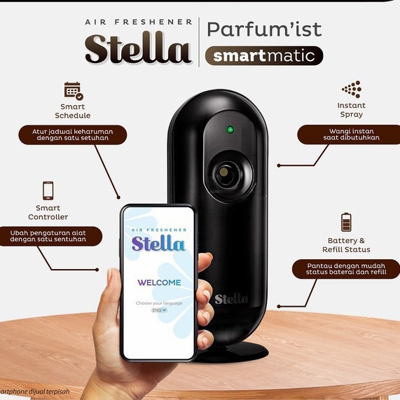 Stella Parfum’Ist pengharum ruangan Smart Matic Device Set